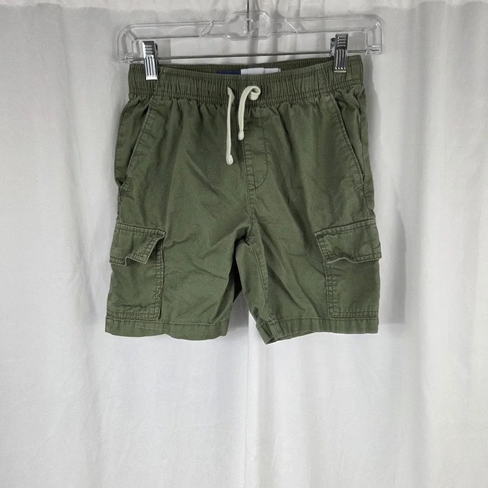 Old Navy Boys Size Large Pull-on Cargo Shorts Green
